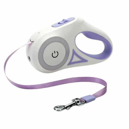 Automatic Retractable Dog Leash with LED