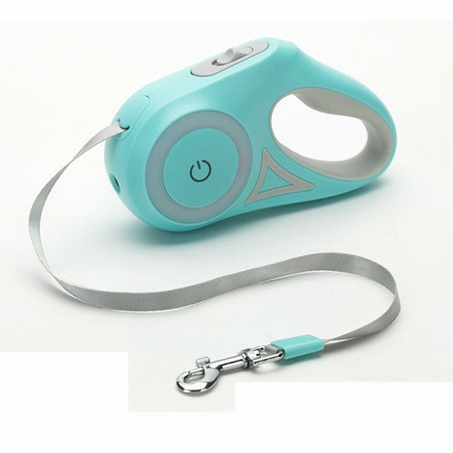 Automatic Retractable Dog Leash with LED