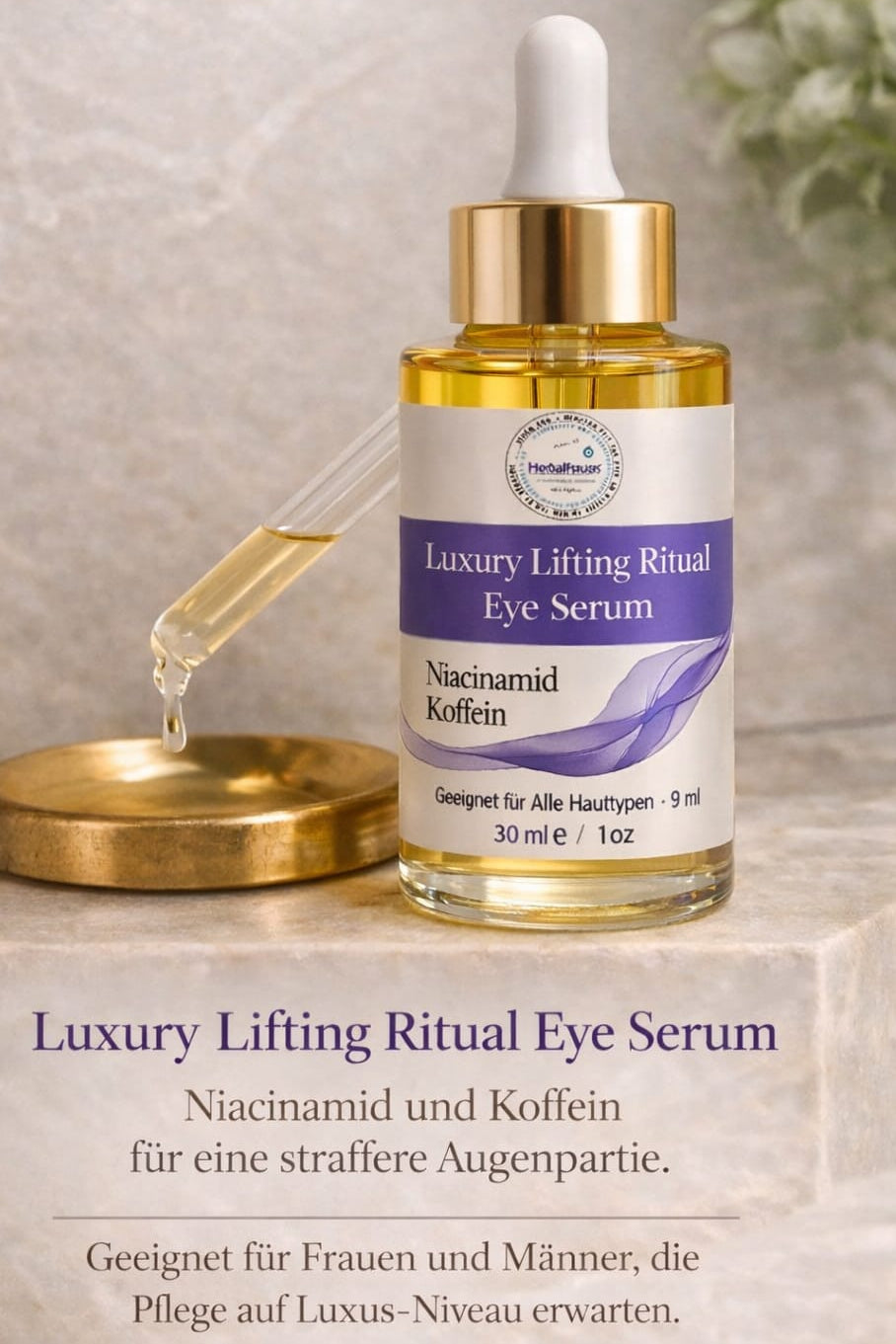 Luxury Revital Lift Eye Serum — Caffeine & Niacinamide